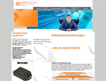 Tablet Screenshot of individualversicherungen.com